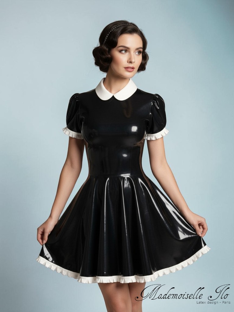 Celestine latex dress